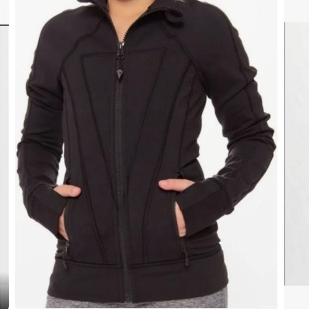 Ivivva define jacket girls black size 6